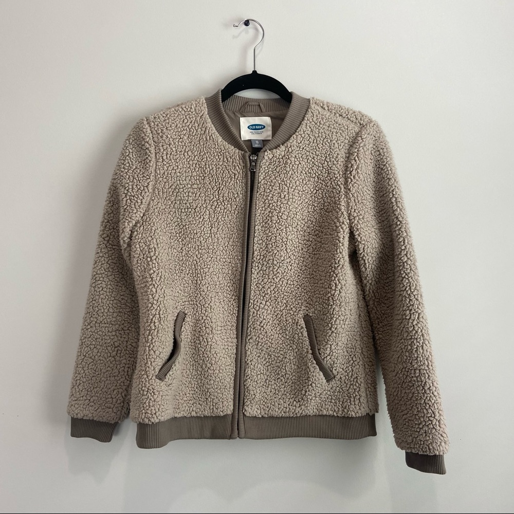 Sherpa bomber jacket NWOT